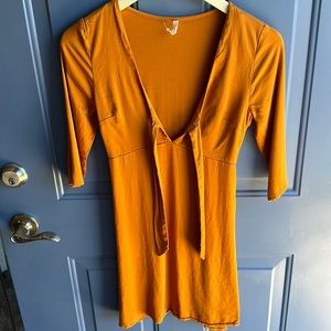 Urban Outfitters mini dress with tie in front size XS